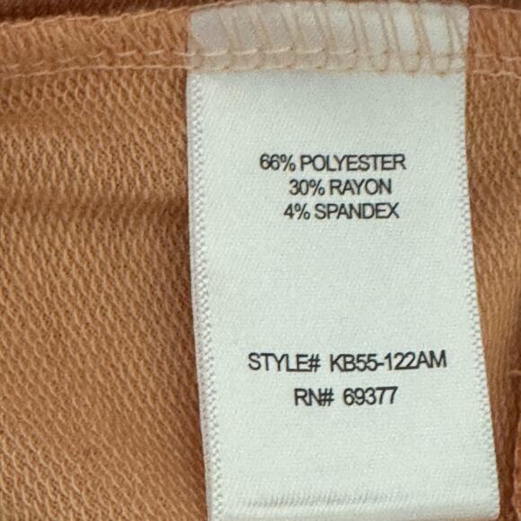 Eaze Wear by Antthony Pull On Pants XL Peach Stretch Knit Lounge Travel NWT - Picture 9 of 11